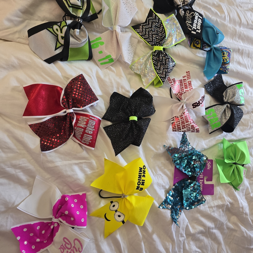 Colorful Cheer Bows Collection - Picture 2 of 2